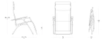 Leżak Lafuma FUTURA XL Seigle LFM3121-8548