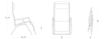 Leżak Lafuma RSX Clip AirComfort® Acier LFM2039-9718