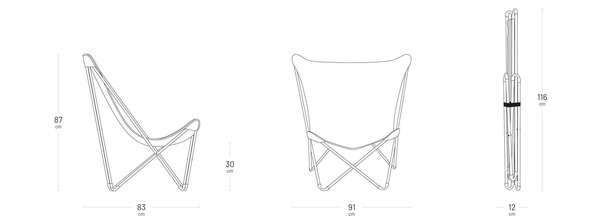 Leżak / Fotel Lafuma POP UP XL  LFM2777 7234  Curry