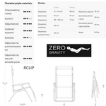 Leżak Lafuma R Clip Batyline® Iso Etamine LFM4020-9267