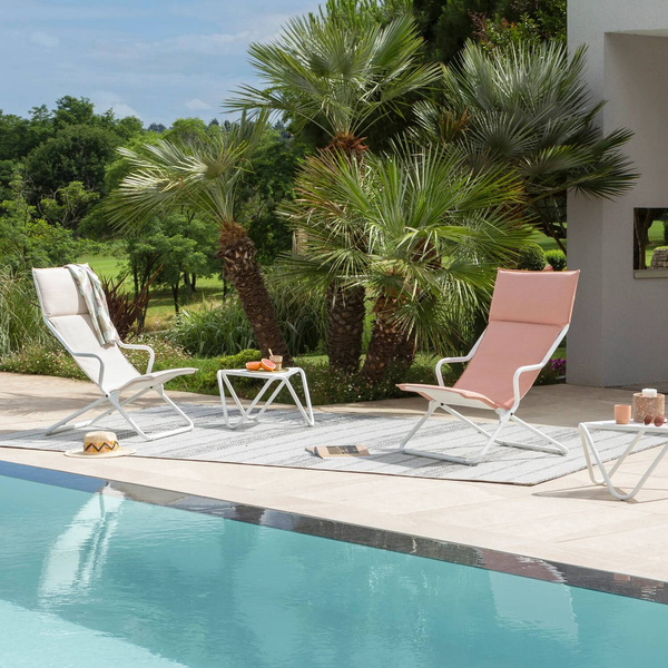 Stolik Lafuma VOGUE Kaolin (biały) Perforowany LFM5053-9290