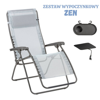 Leżak Lafuma RSXA Clip Ciel LFM2055-9711 Zestaw wypoczynkowy ZEN